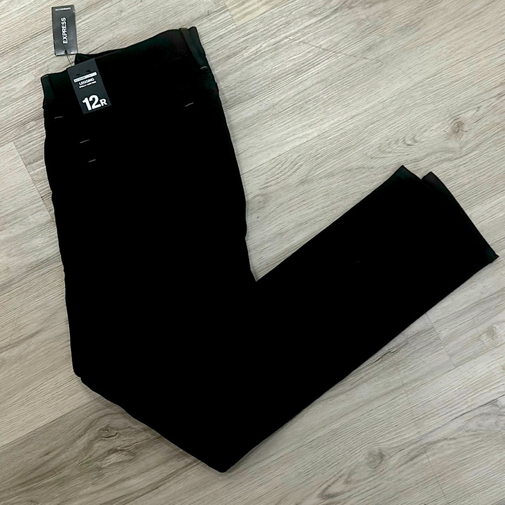 Express size 12 regular extreme stretch low rise skinny jeans in black